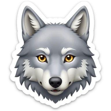Alpha wolf sticker