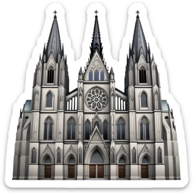 cologne cathedral sticker