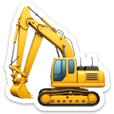 Pelle mécanique sticker