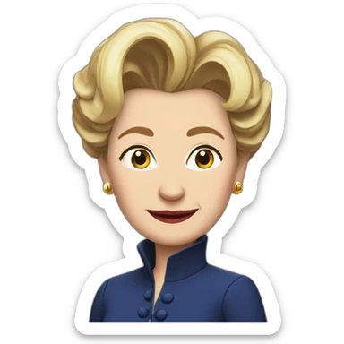 Ursula von der leyen sticker