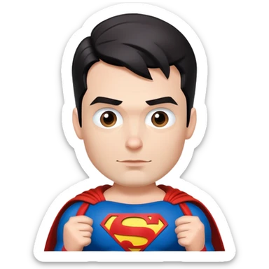 Greg as Superman sticker