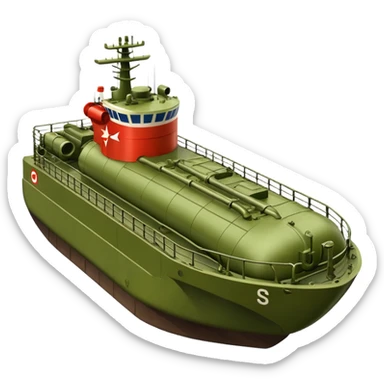 create an ultra realistic american modern spg tanker sticker