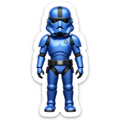 a blueberry star wars death trooper sticker
