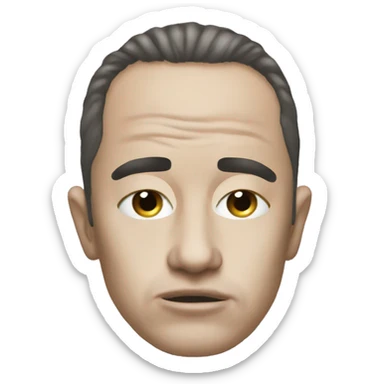 Martin Margiela crying sticker