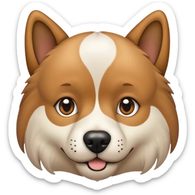 Dog with a low taper fade sticker