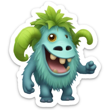 my singing monsters mammott sticker