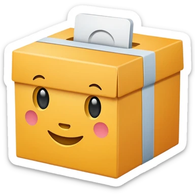 ein karton aus dem binden rausschauen mit der beschriftung "musterset" sticker