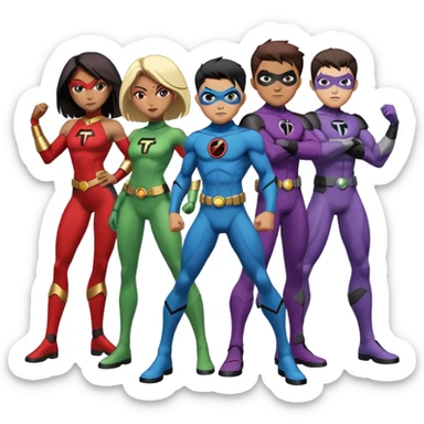 go teen titans sticker