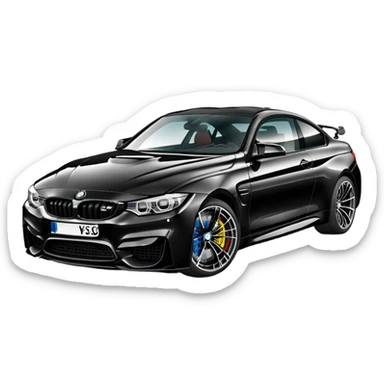 Bmw m4 competition  sticker