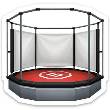 Mma octogone sticker