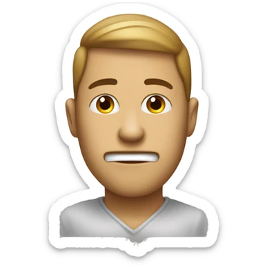 The emoji should feature a person with a shushing face (finger to lips) inside a semi-transparent, pointed cone to signify privacy and secrecy. sticker
