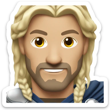 Zlatan as Thor sticker