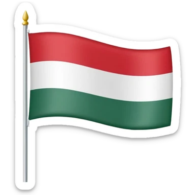 Flag of Huangary sticker