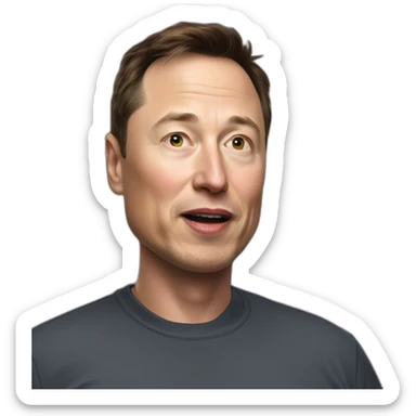 Russian stake removed from Elon Musk's mouth sticker