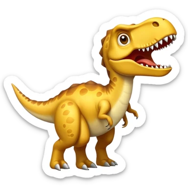 Souvlaki dinosaur sticker