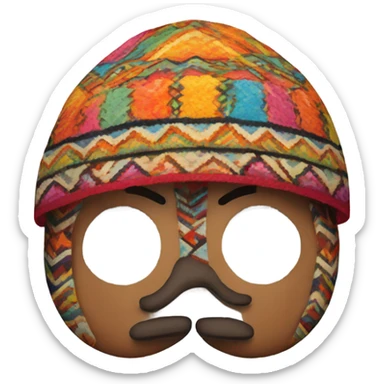 Chullo peru sticker