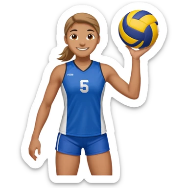Volleyball Player sticker