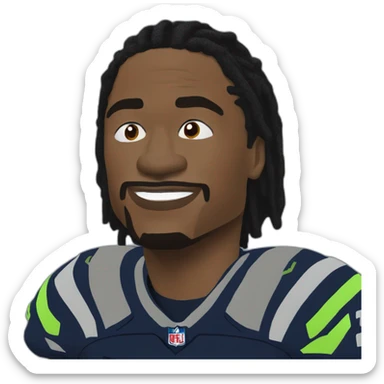 marshawn lynch saying I'm just here so I dont get fined sticker