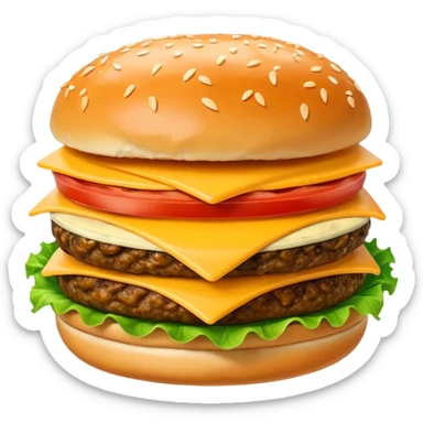 generate me a krabby patty from spongebob png sticker