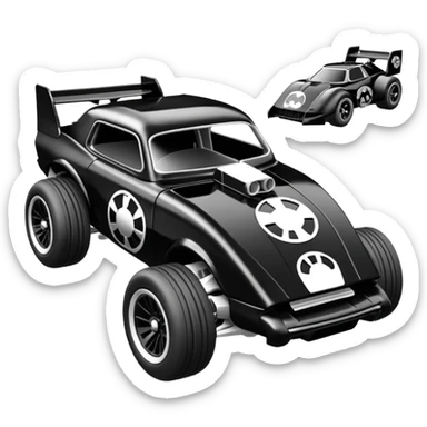 Hot wheels Hot rod Star Wars Death trooper’s race car  sticker