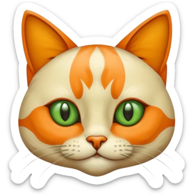haz que un gato  esté lanzando un beso sticker