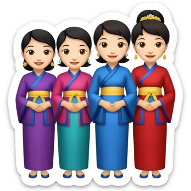 vietnamese aunties sticker