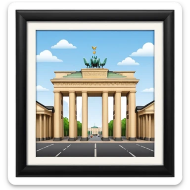 brandenburg gate sticker