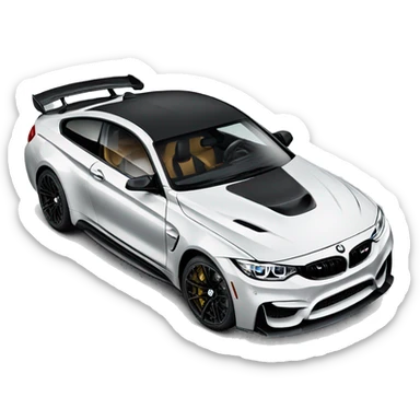 A BMW m4 competition  sticker