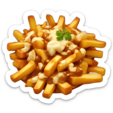 Poutine du Québec sticker
