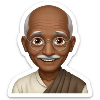 mahatma gandhi sticker