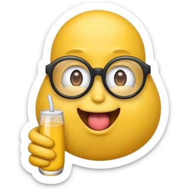 Fassa um emoji simples aquele da carinha amarelo de óculos escuro dando uma língua bem ofensiva e mostrando o dedo do meio da mesma forma.o óculos tem que ser escuro total. Faça com emoji simples aquele da carinha amarelo  sticker
