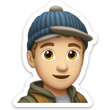 a-28-years-old-caucasian-boy-with-a-beanie sticker