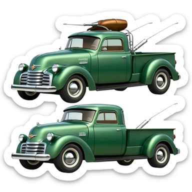 futuristic superRoachman’s car, loosely based on 1956 Chevrolet pickup roadster(flat long straight organically-shaped mechanical roomy interior seating inside the body)the king cockroach’s antenna stealthy town hot rod desert rat dirt racing rwd rail sticker