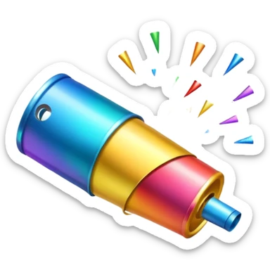 party popper sticker