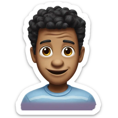 bo from monsters inc without fringe sticker