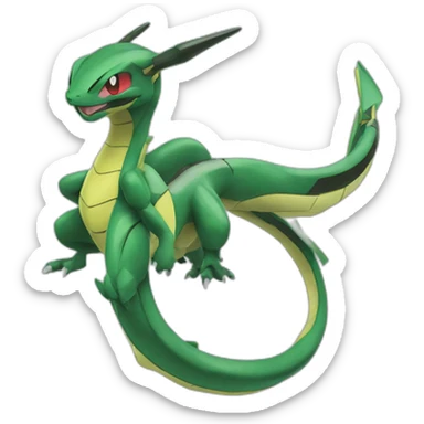 Rayquaza pokemon sticker