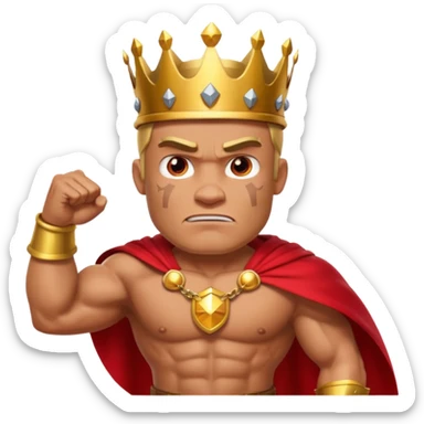 clash of clan king sticker