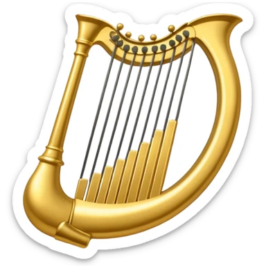 alpha chi omega lyre sticker