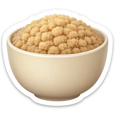 bowl of quinoa sticker