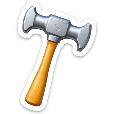 smar hammer used to repair, very tansparent in white color sticker