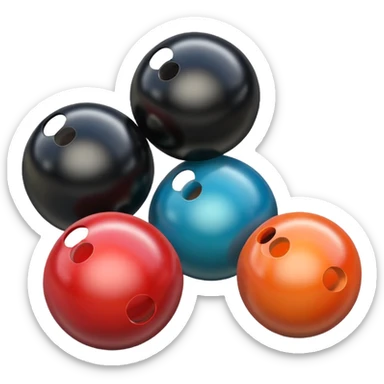 bowling Rolling Balls sticker