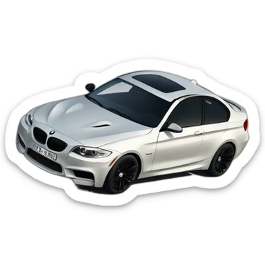 BMW cars black sticker