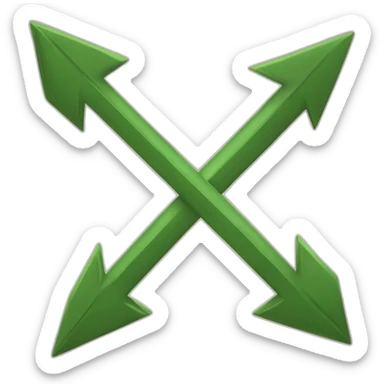 arrow direction sticker