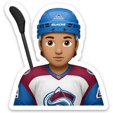 Colorado avalanche player sticker