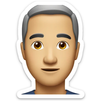 a mandarin segment sticker