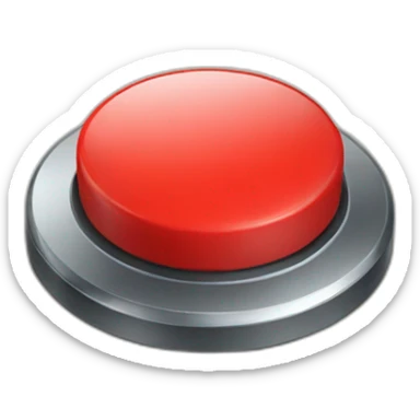 big red button with MEP on it sticker