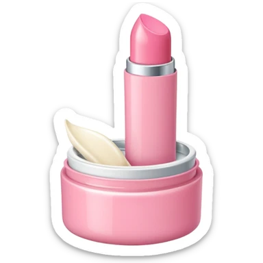 Rose vanilla lipbalm sticker