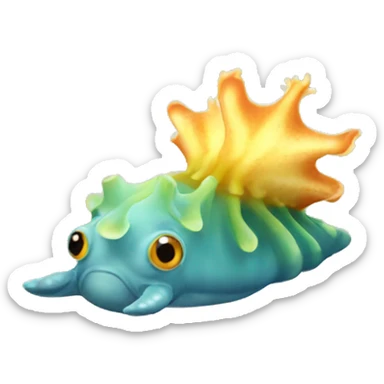 Sea slug sticker