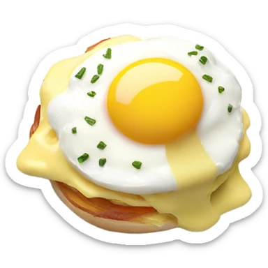 eggs benedict  sticker