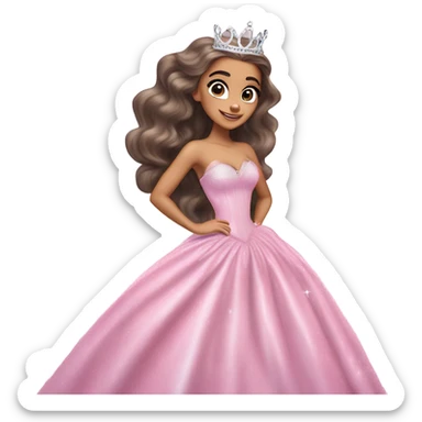 Ariana grande playing as Glinda in wicked  sticker